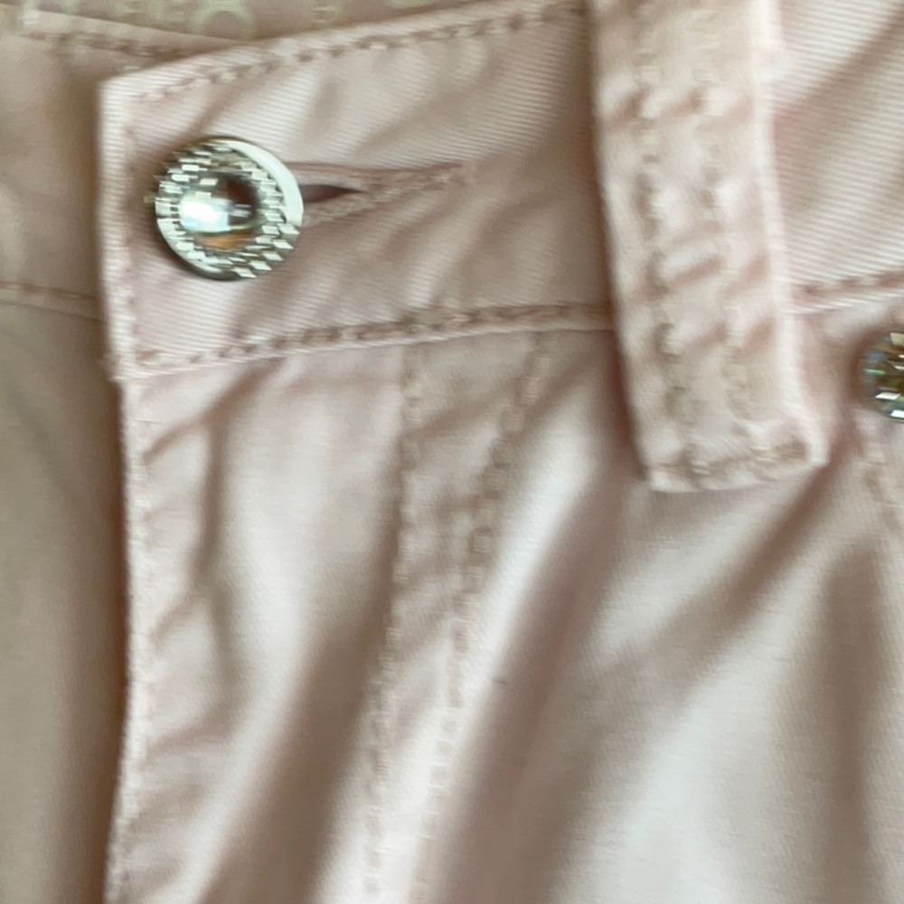 Ethyl jeans two capri size 8 colors pale pink and orange - Picture 7 of 12